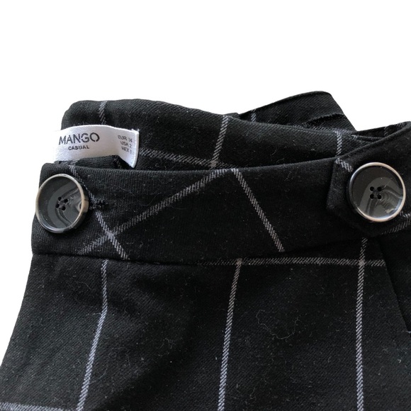 MANGO Check flare Trousers size 2 - Picture 6 of 16